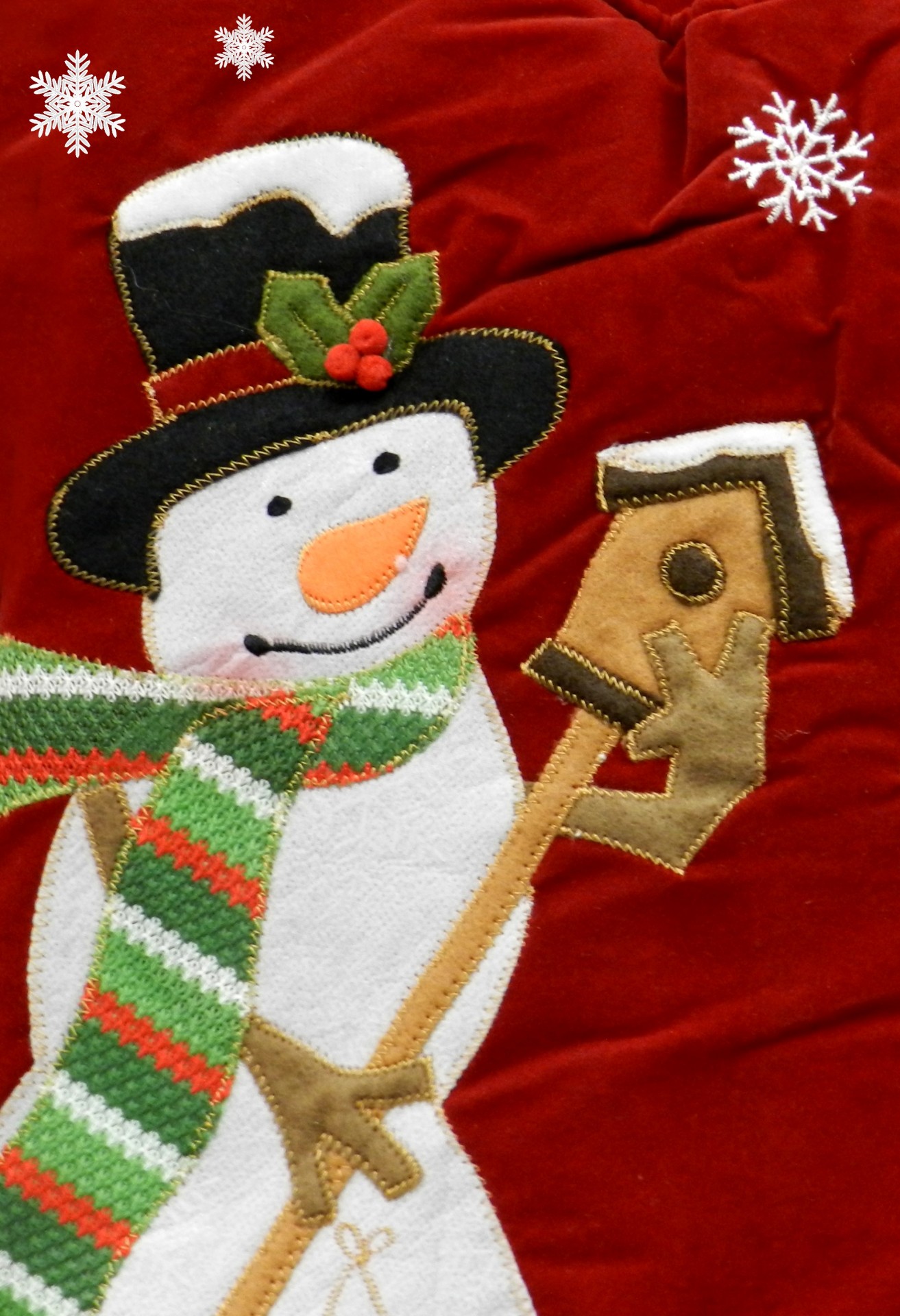 christmas fabric snowman christmas 2013 (8) free photo