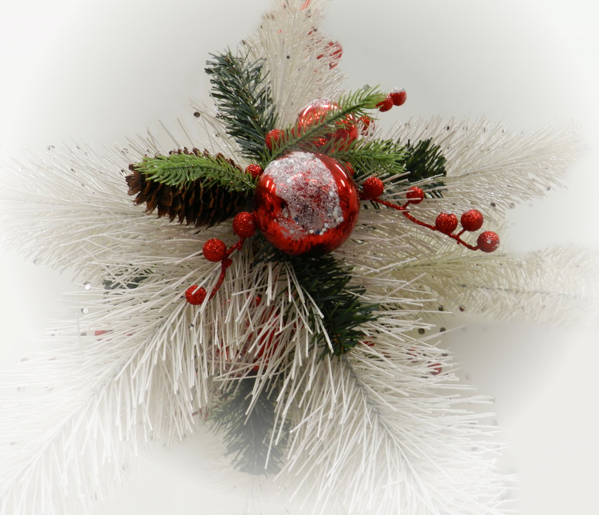 christmas decoration ribbon pine free photo