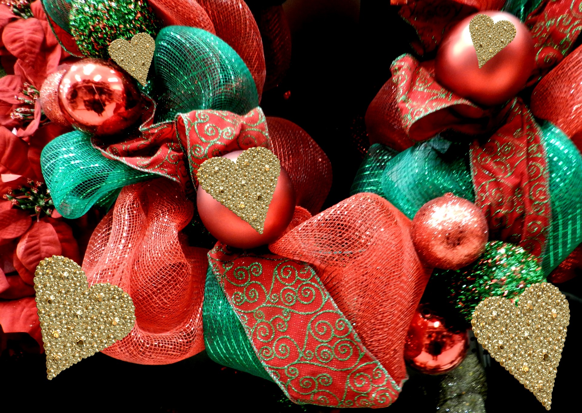 christmas decor ribbon free photo