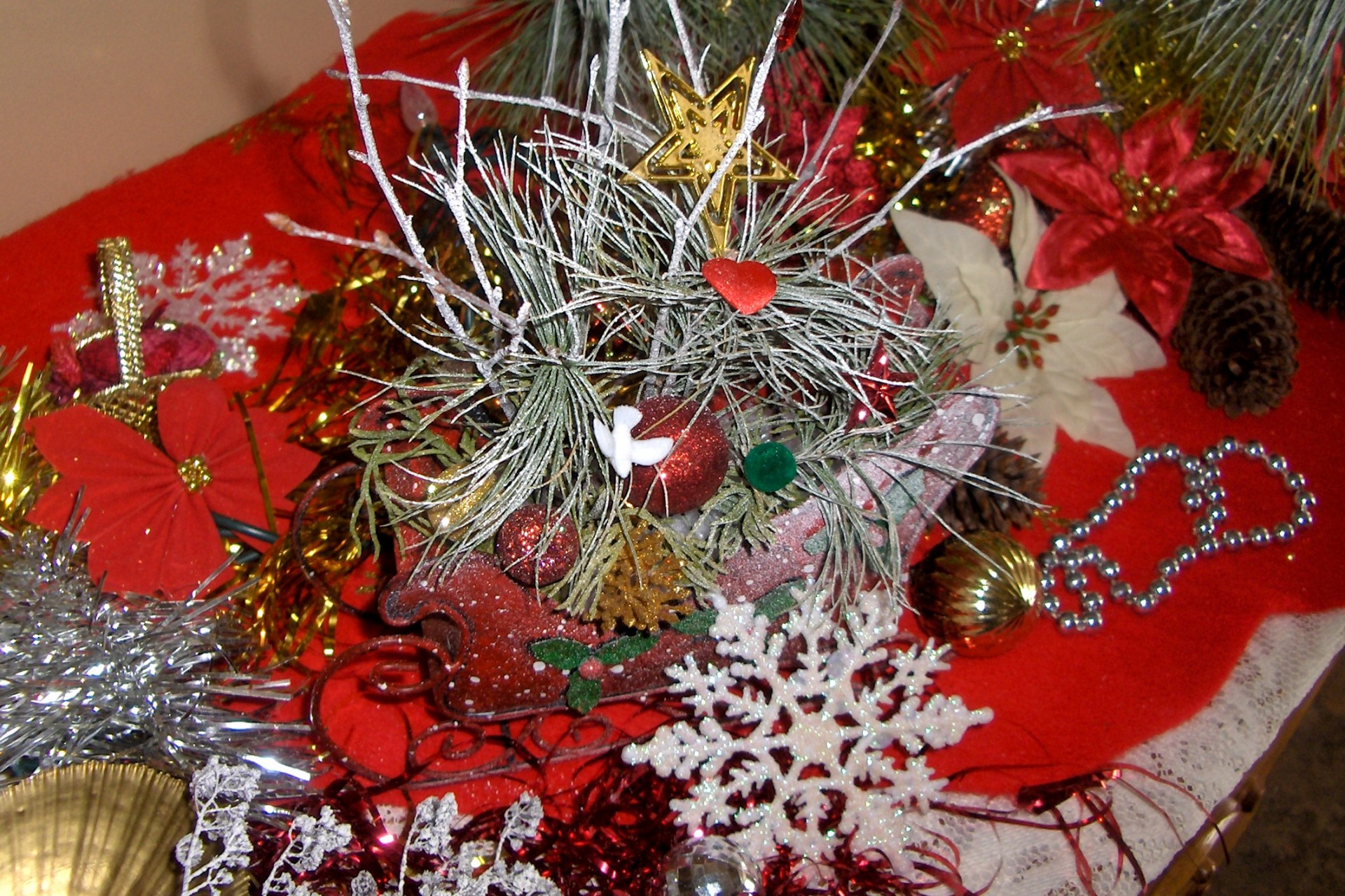 christmas decoration embellishment flower free photo