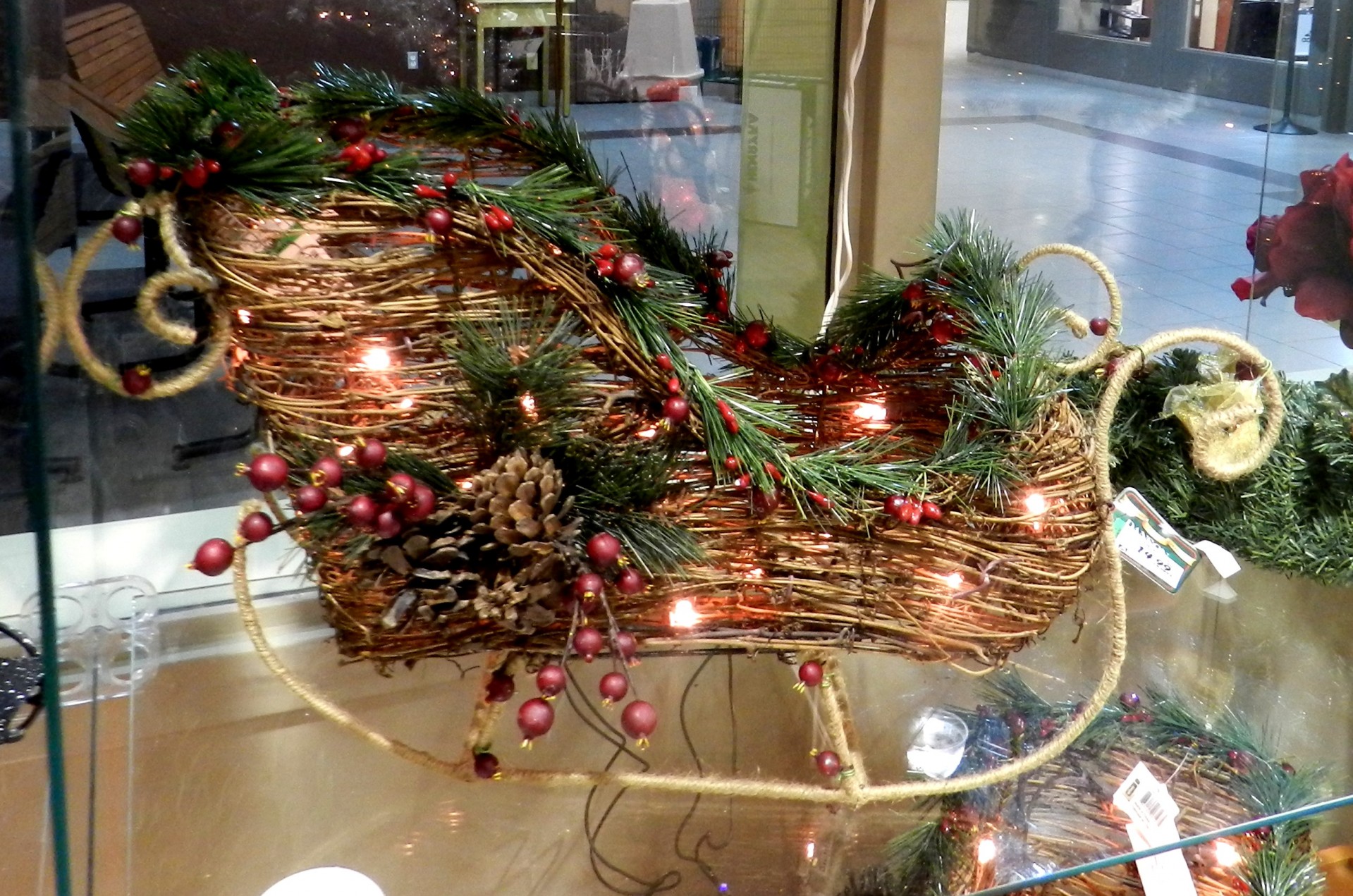 christmas decoration embellishment sleigh free photo