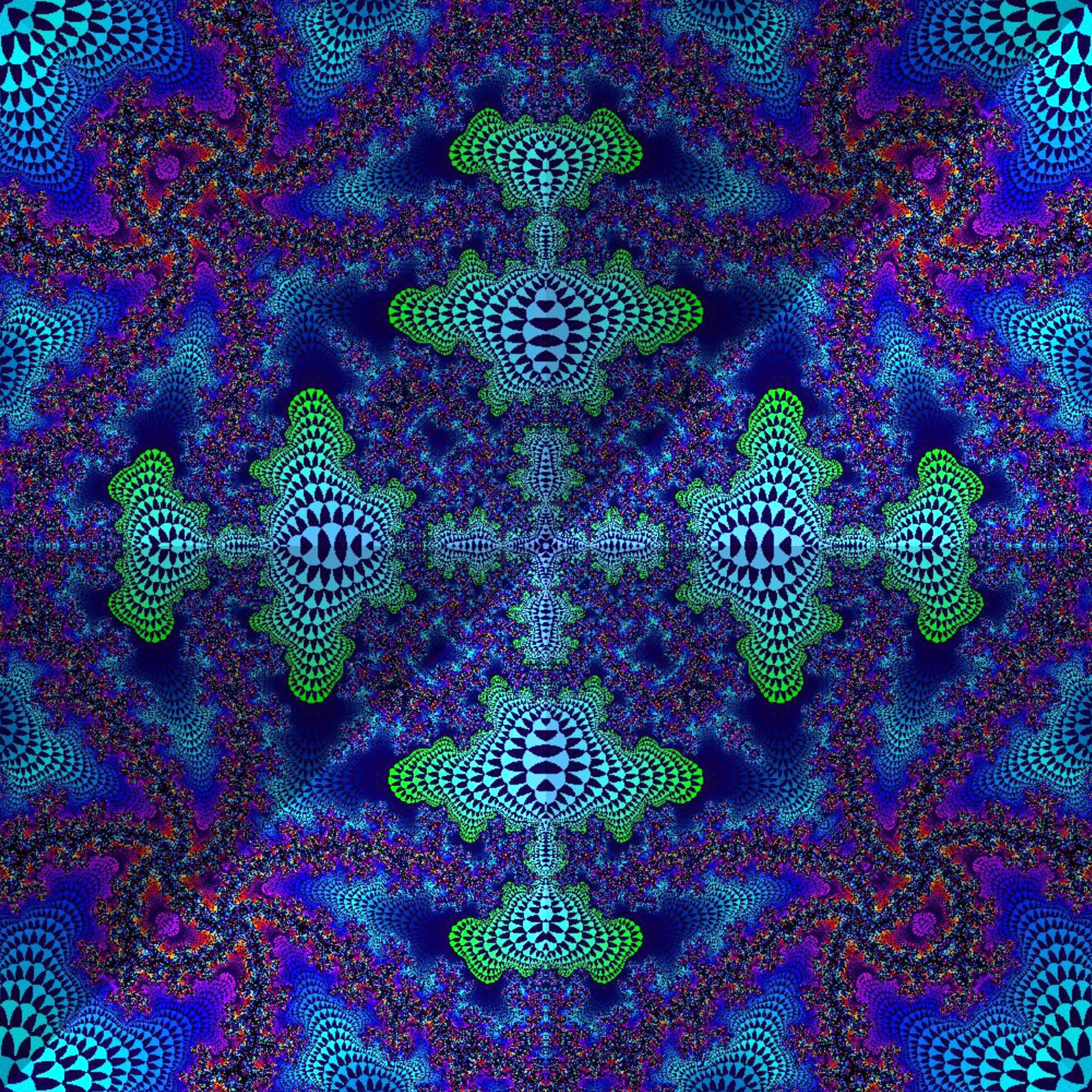 kaleidoscope plants fiction free photo