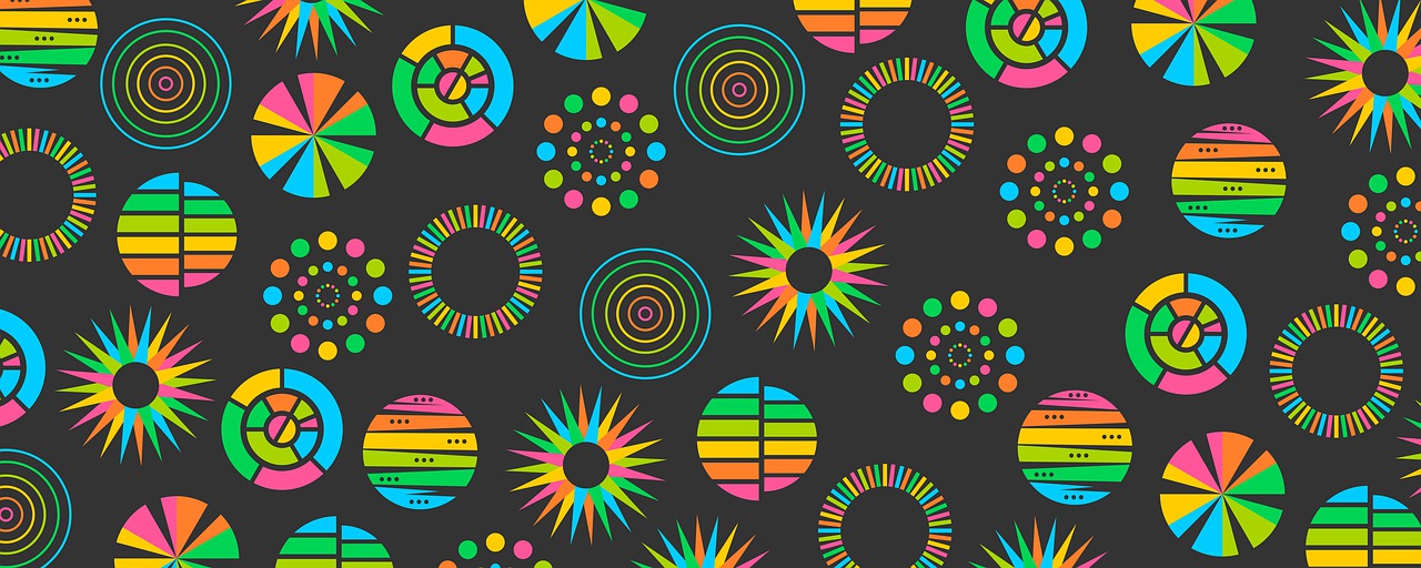 non-seamless  pattern  rounds free photo