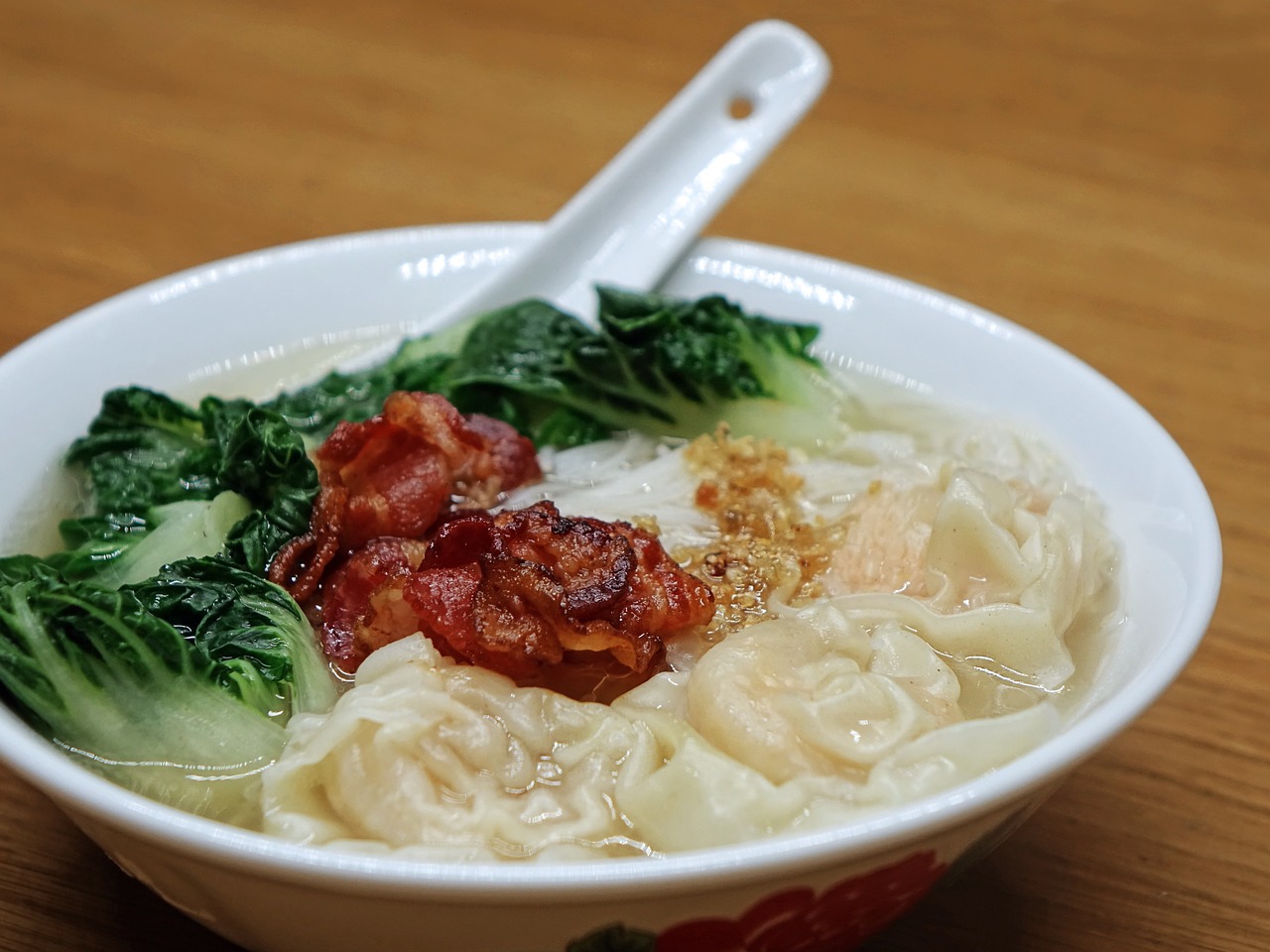 noodle wanton soup free photo