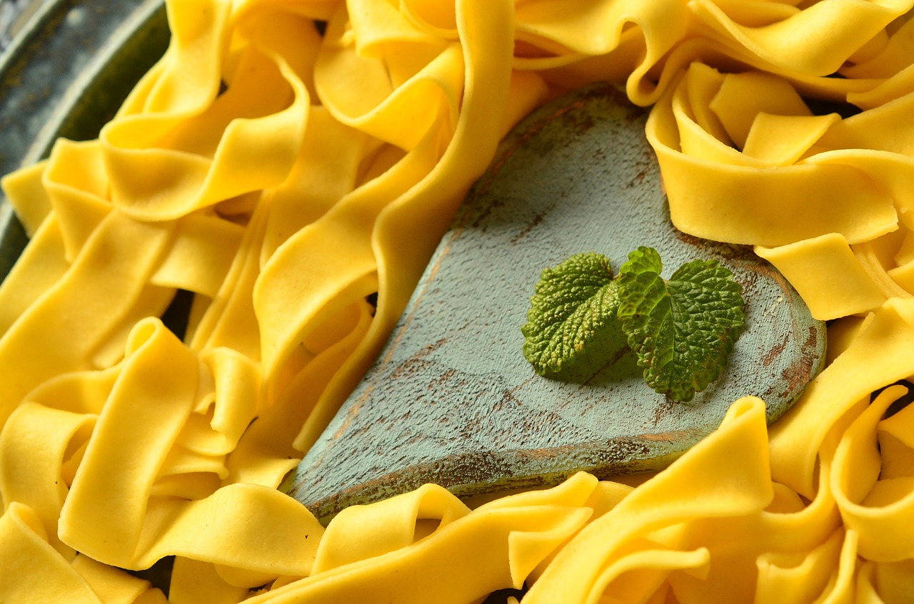 noodles tagliatelle pasta free photo