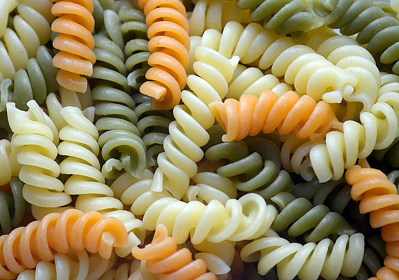 noodles colorful pasta free photo