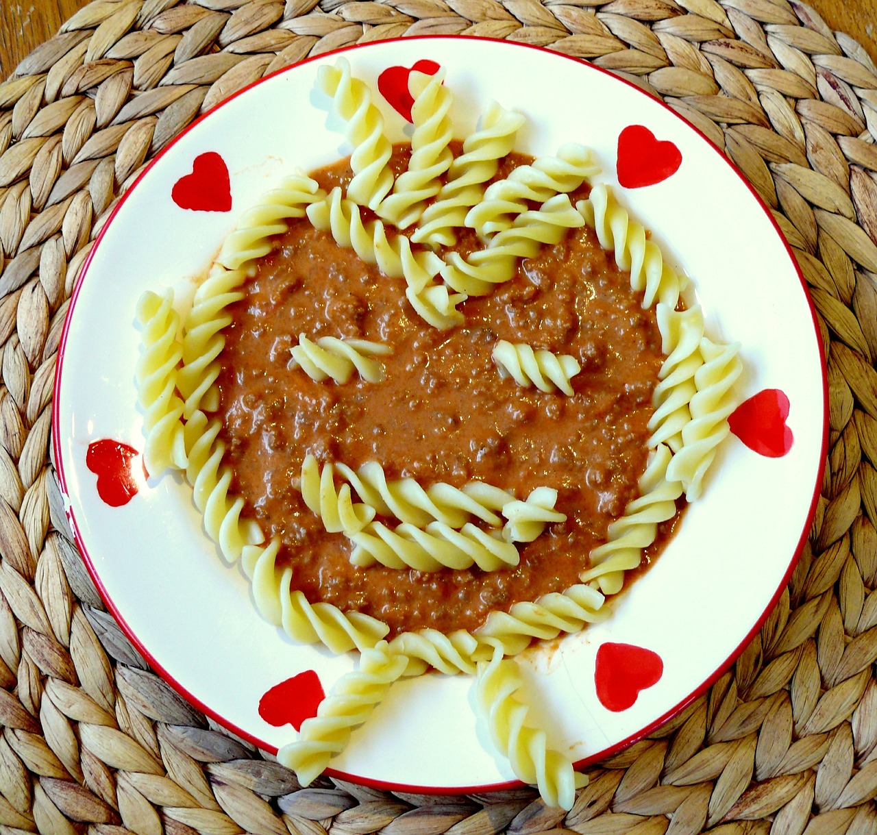 noodles bolognese eat free photo