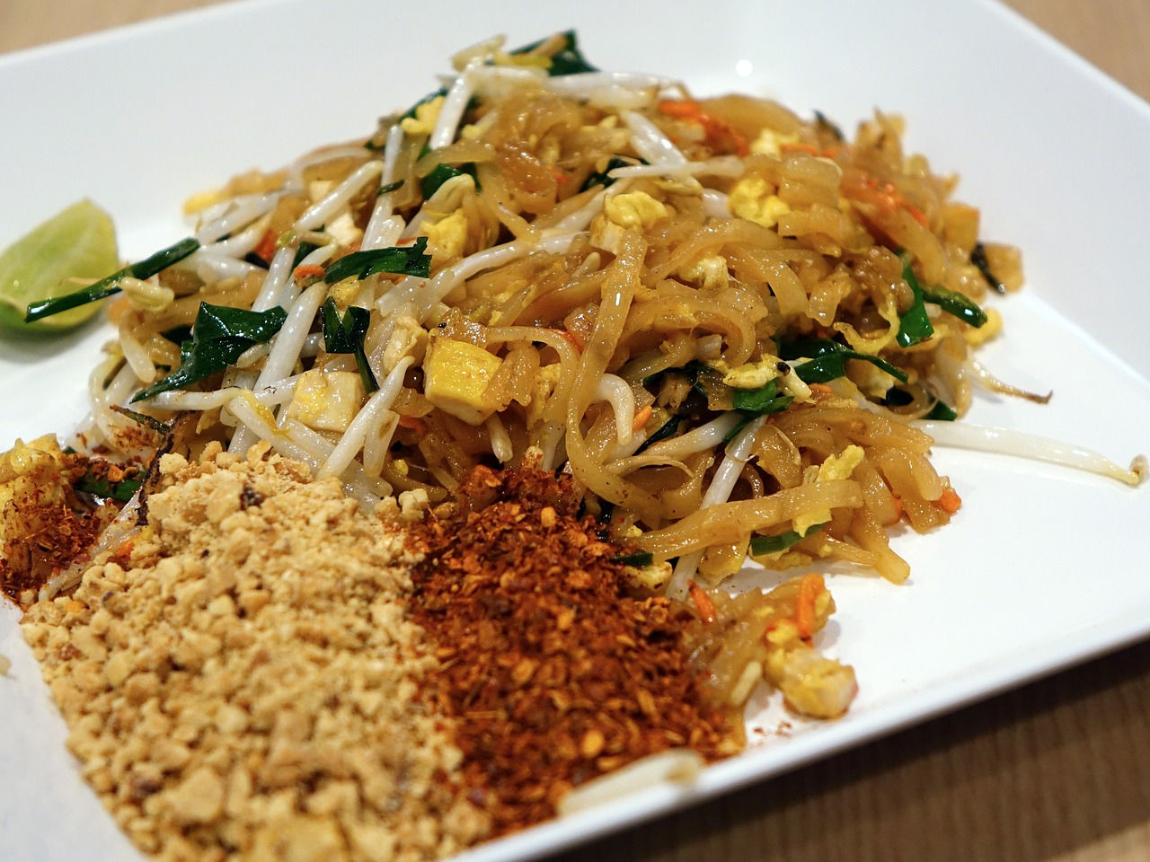 noodles stir fired pad thai free photo