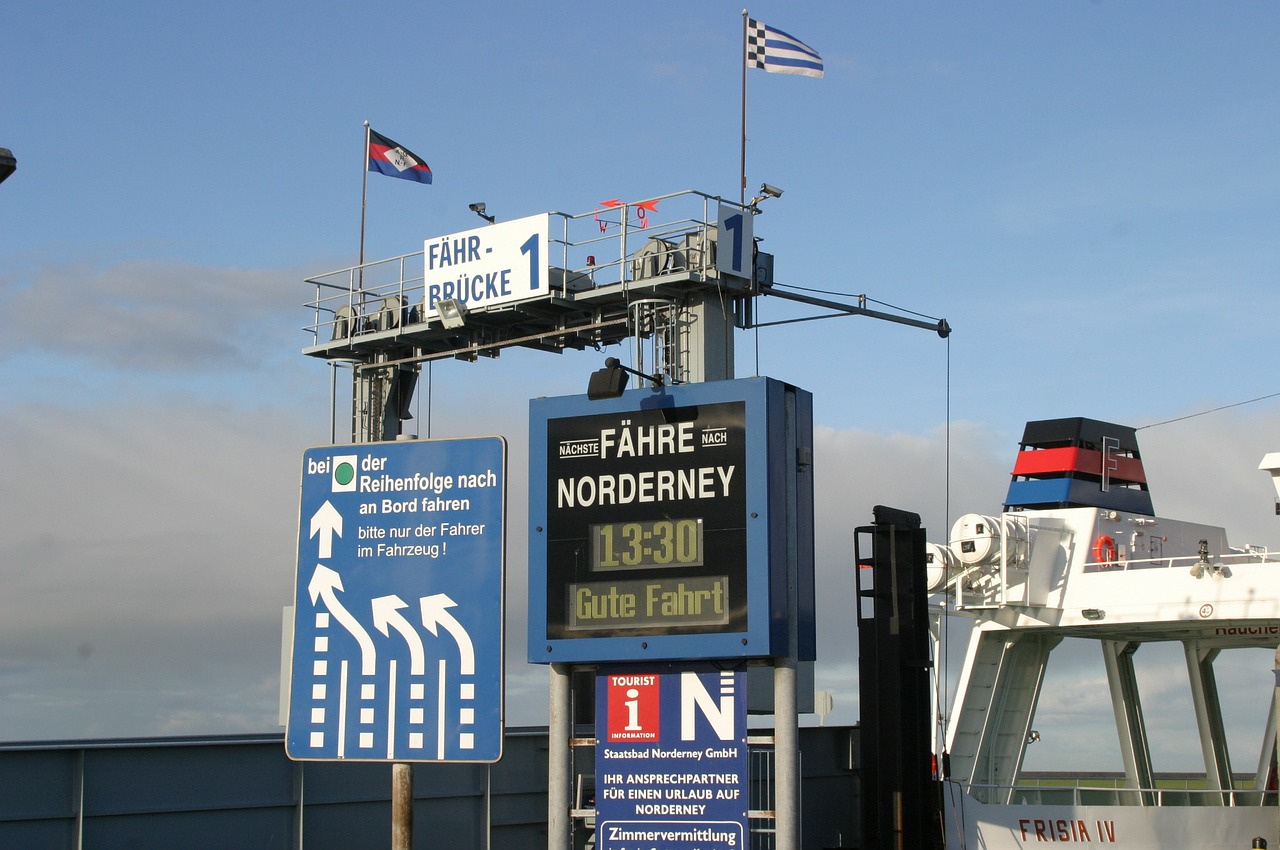 norddeich ferry north sea free photo