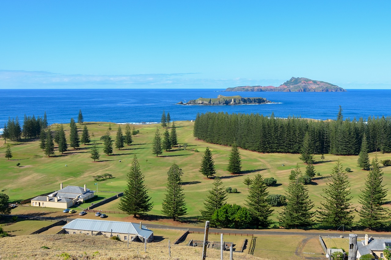 norfolk island islands landscape free photo