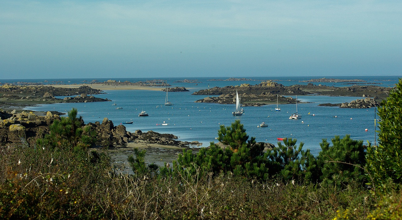 normandy chausey islands port free photo