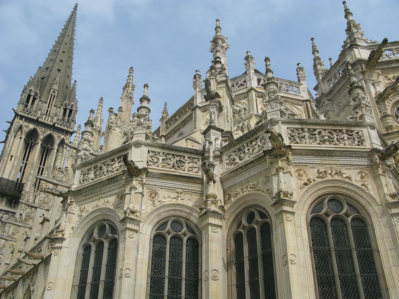 normandy monastery abbey free photo