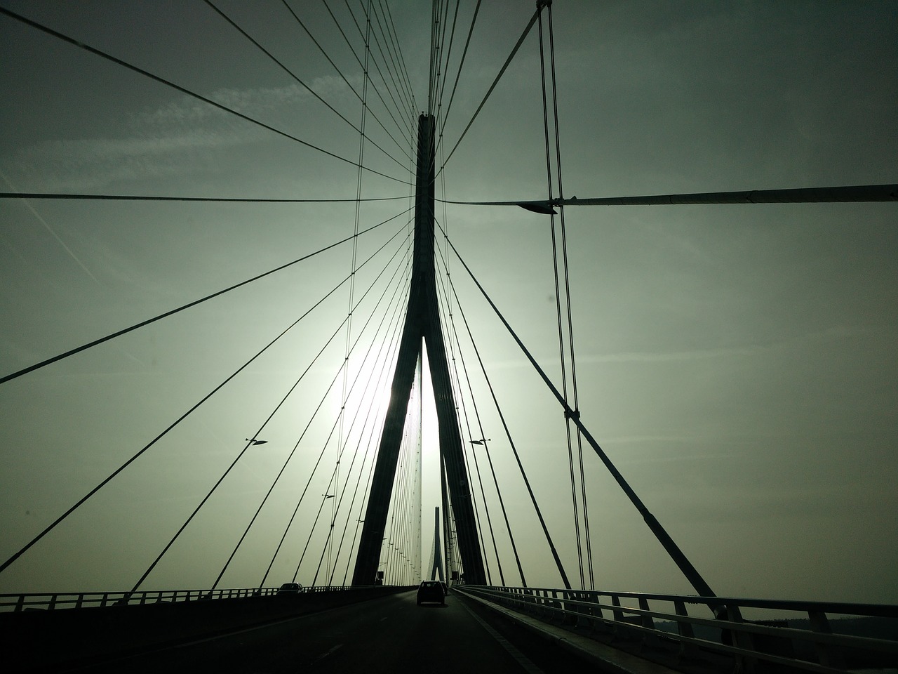 normandy bridge architecture free photo