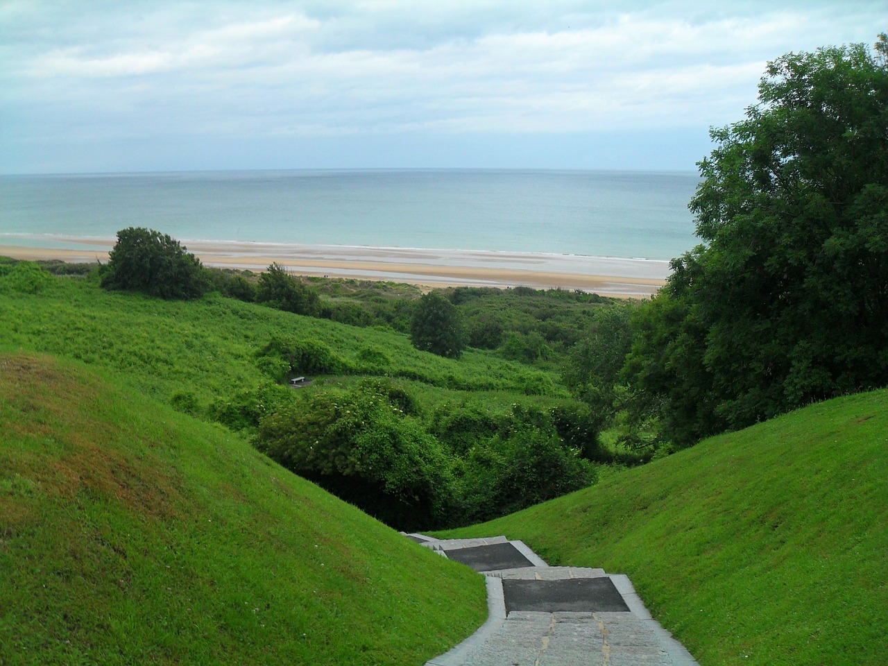 normandy france beach free photo