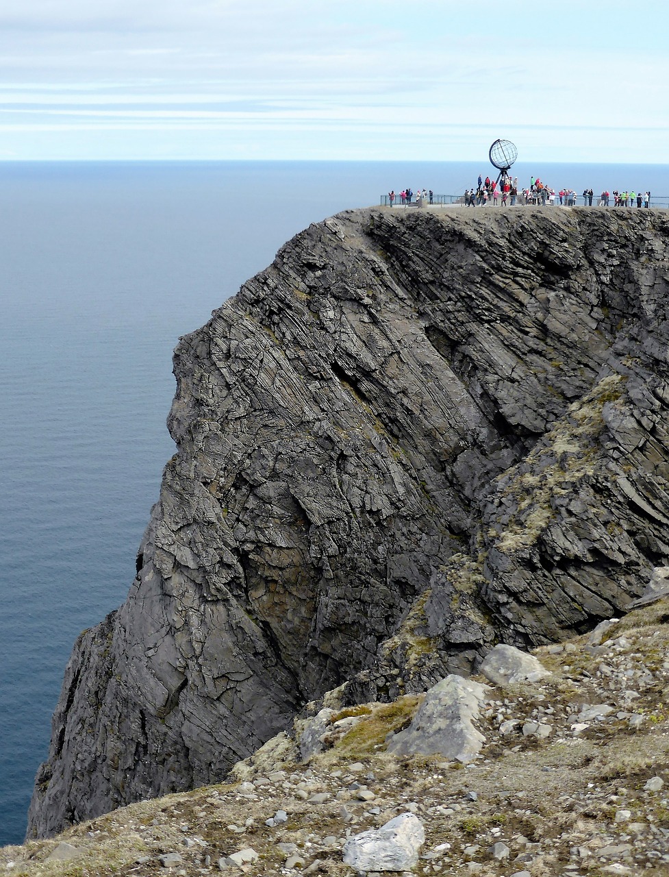 north cape abyss rock free photo