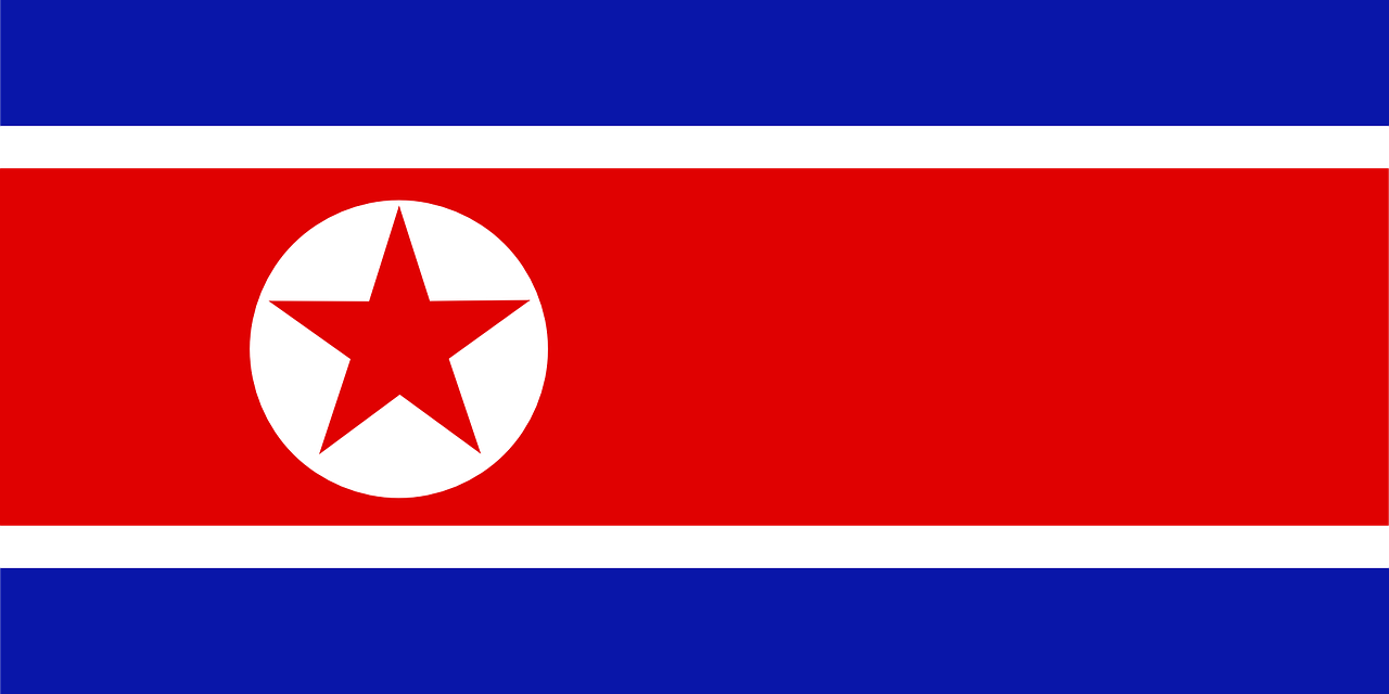 north korea flag korea free photo