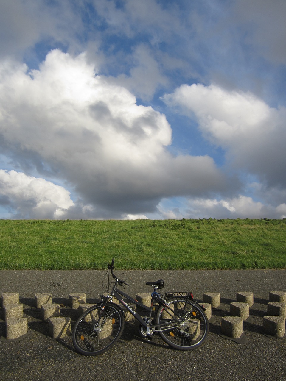 north sea dike bicycle tour free photo