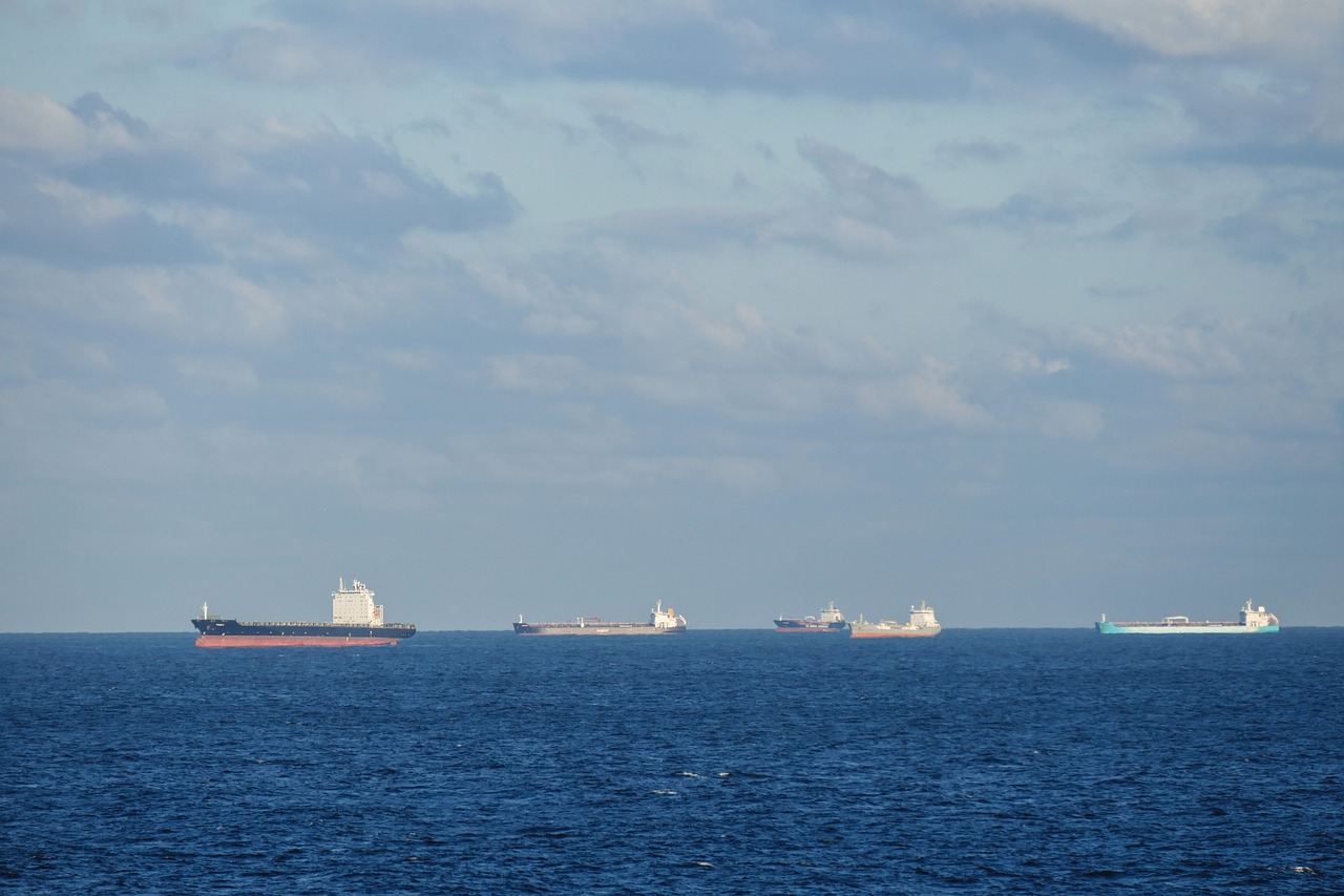 north sea sea freighter free photo