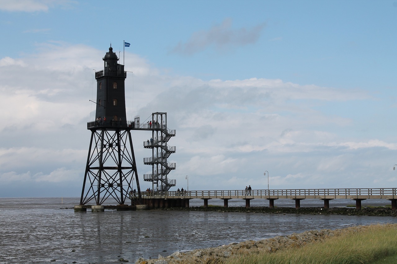 north sea lighthouse beacon free photo