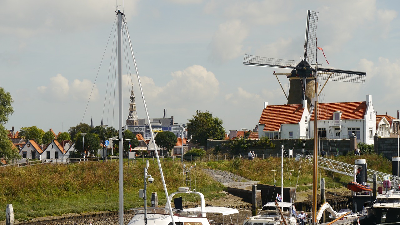 north sea zeeland marina free photo