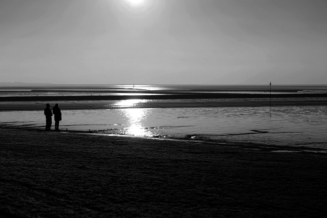 north sea twilight watts free photo