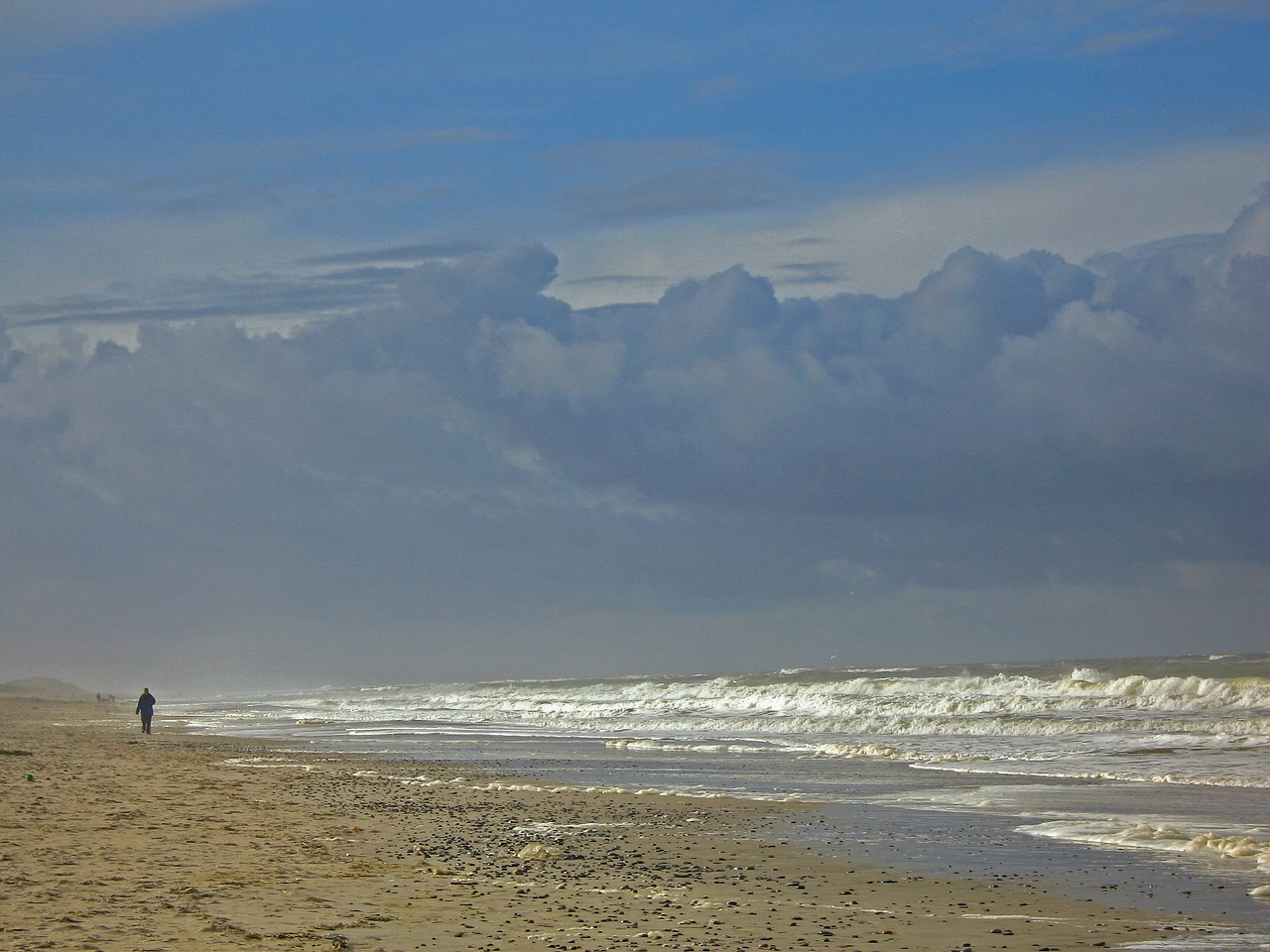 north sea denmark coast free photo