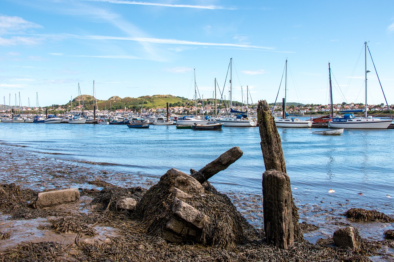 north wales conwy bay sea free photo