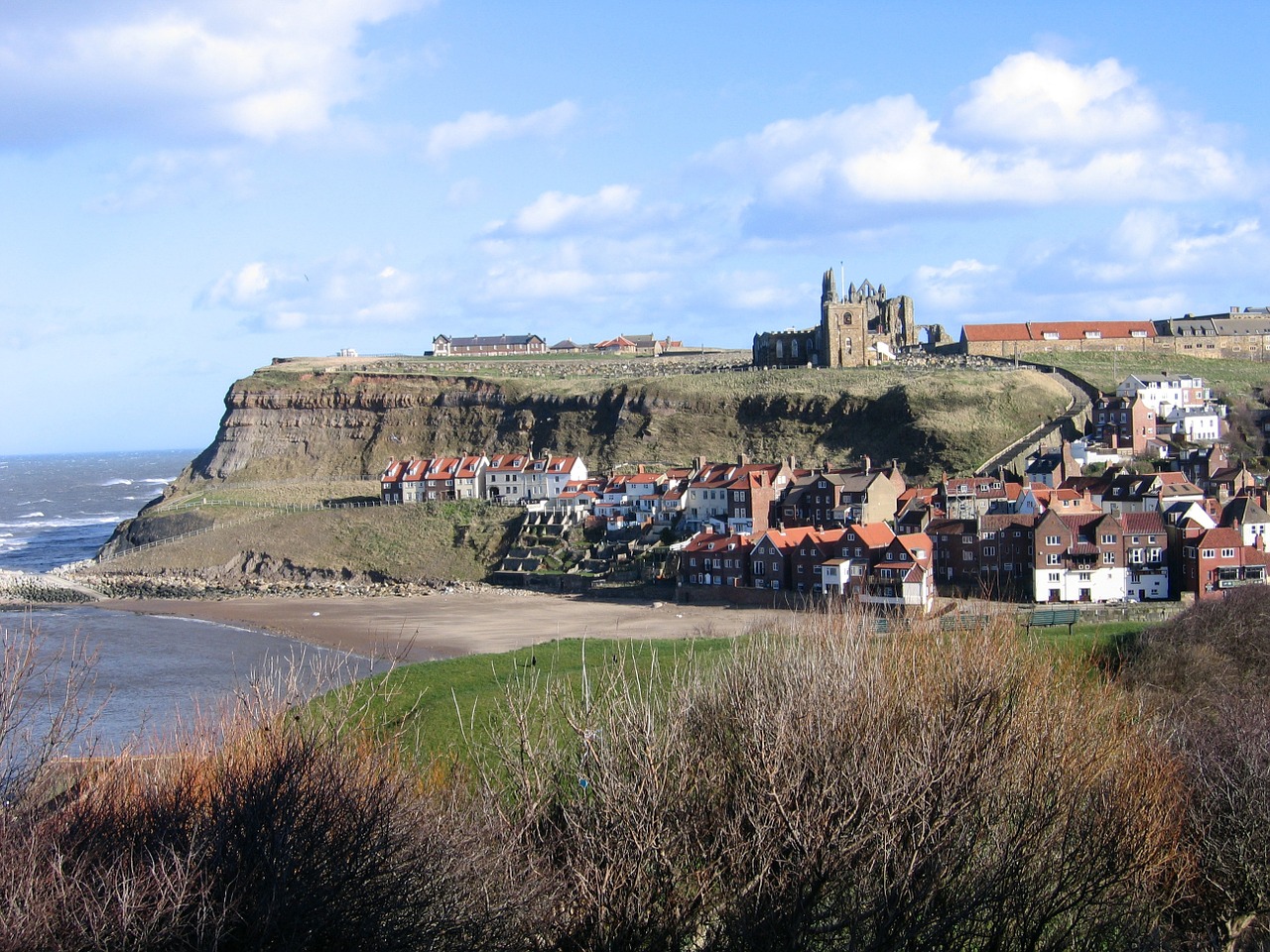 north yorkshire whitby harbour free photo