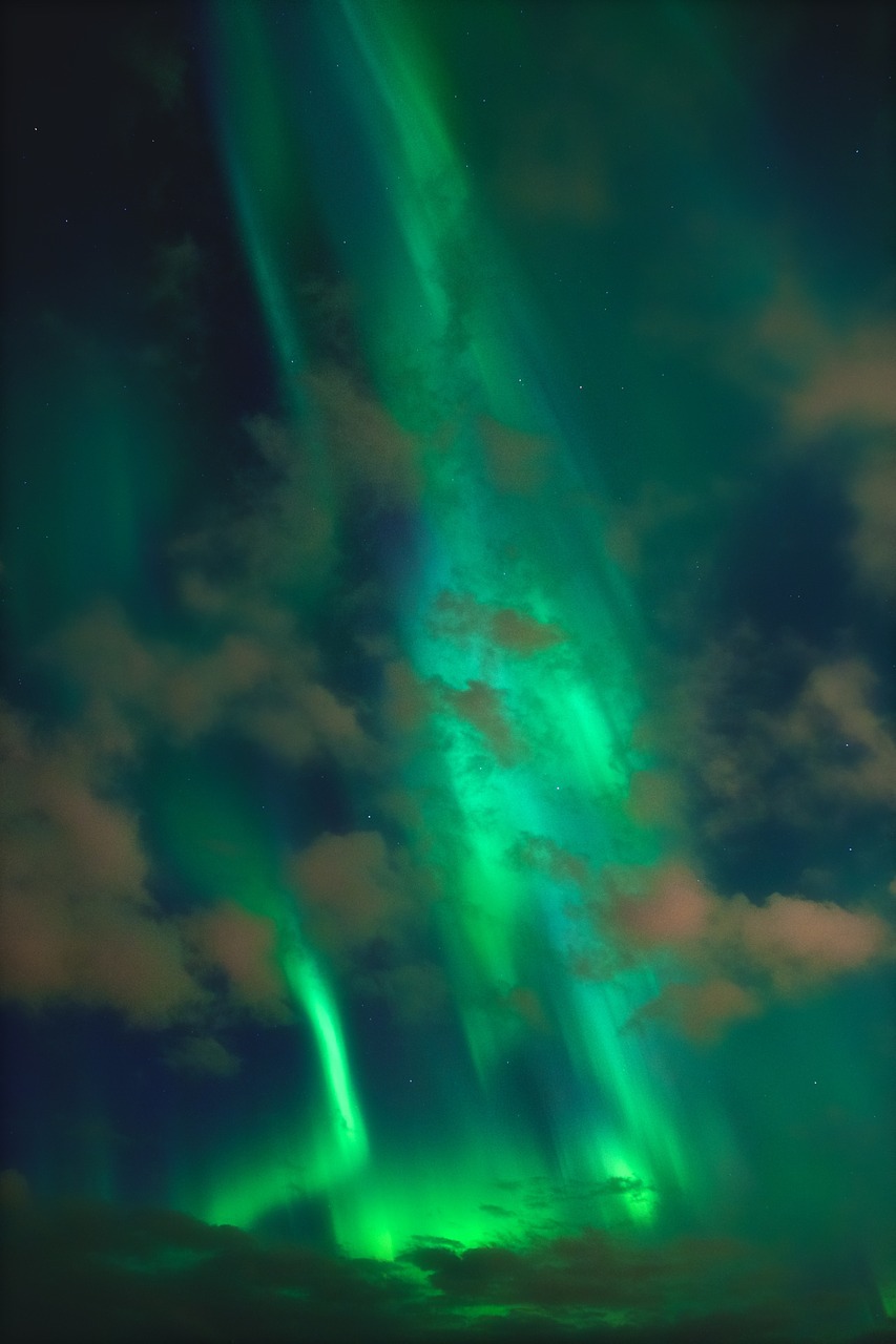 northern lights plasma sky free photo