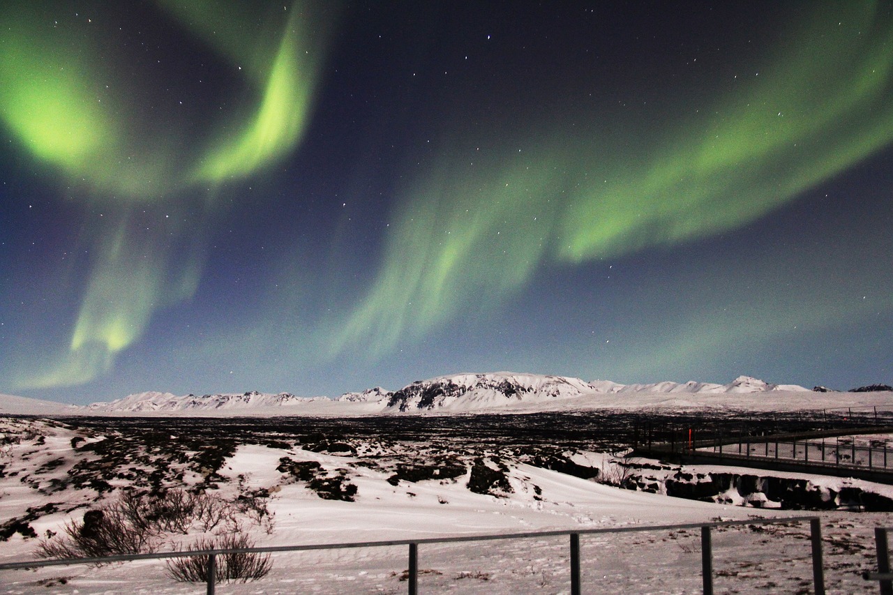 northern lights amazing spectacular free photo