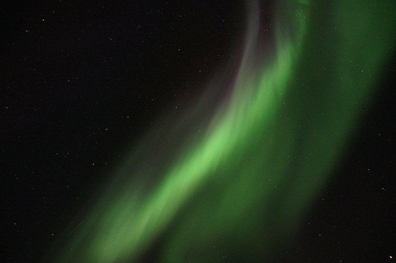 northern lights aurora borealis solar wind free photo
