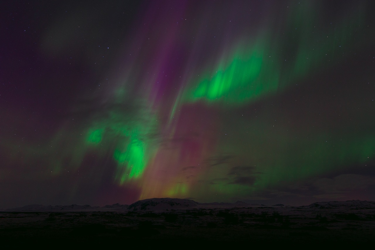 northern lights aurora borealis northern free photo