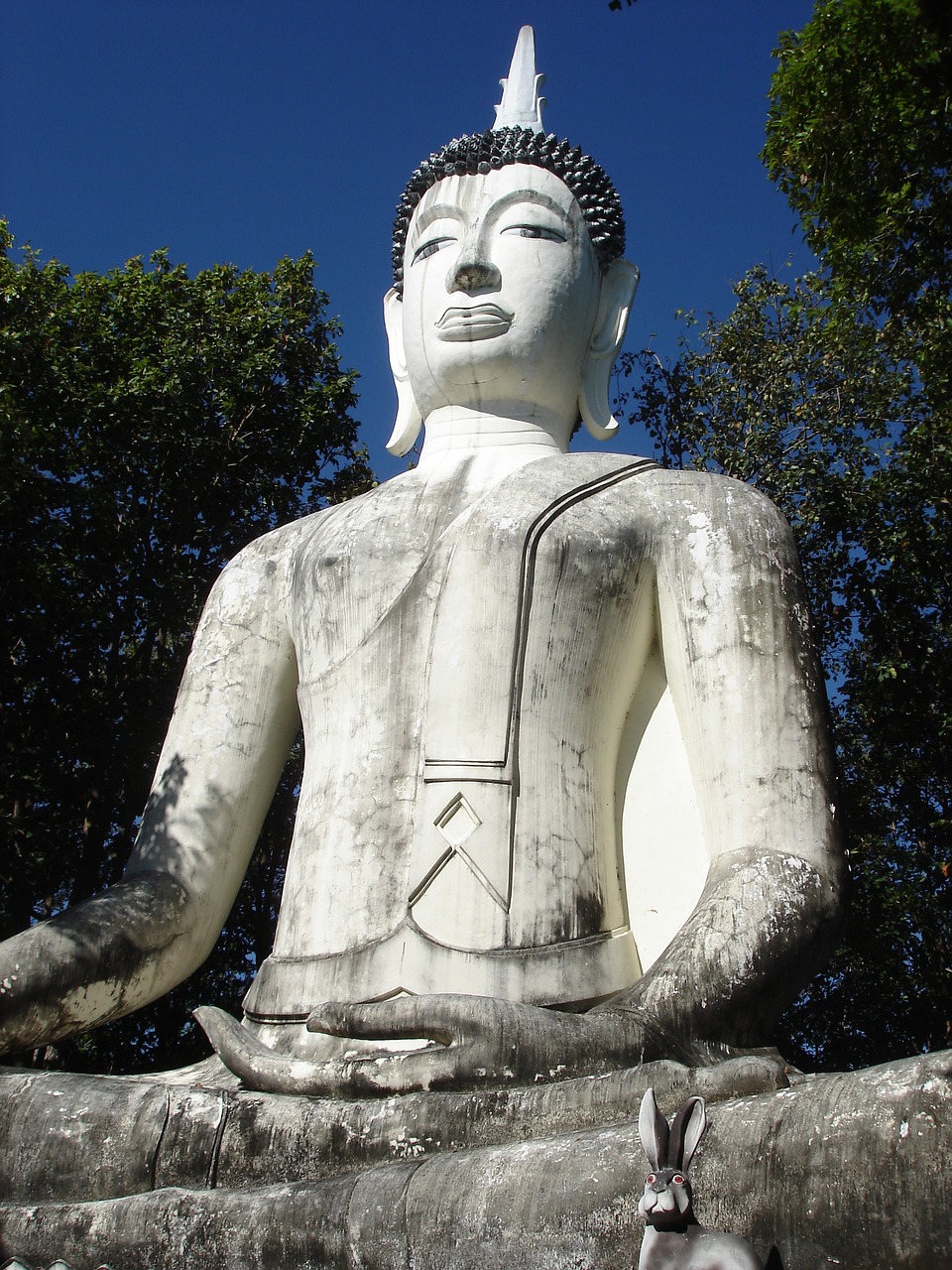 northern thailand pa yao seated buddha free photo