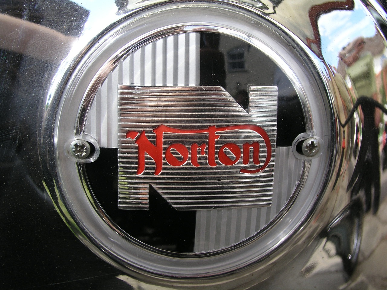 norton bike badge free photo