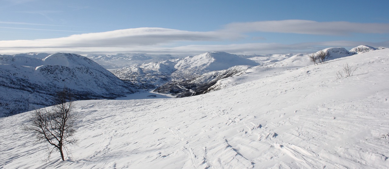 norway hovden winter free photo