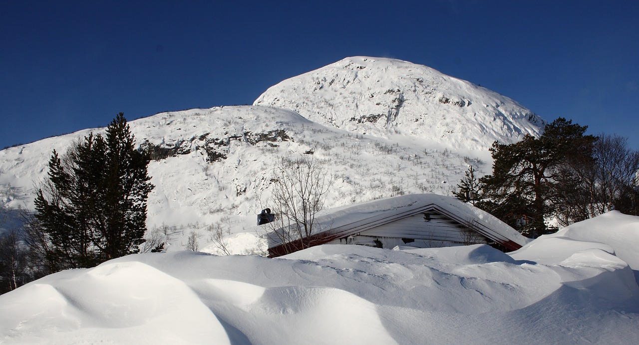 norway hovden winter free photo