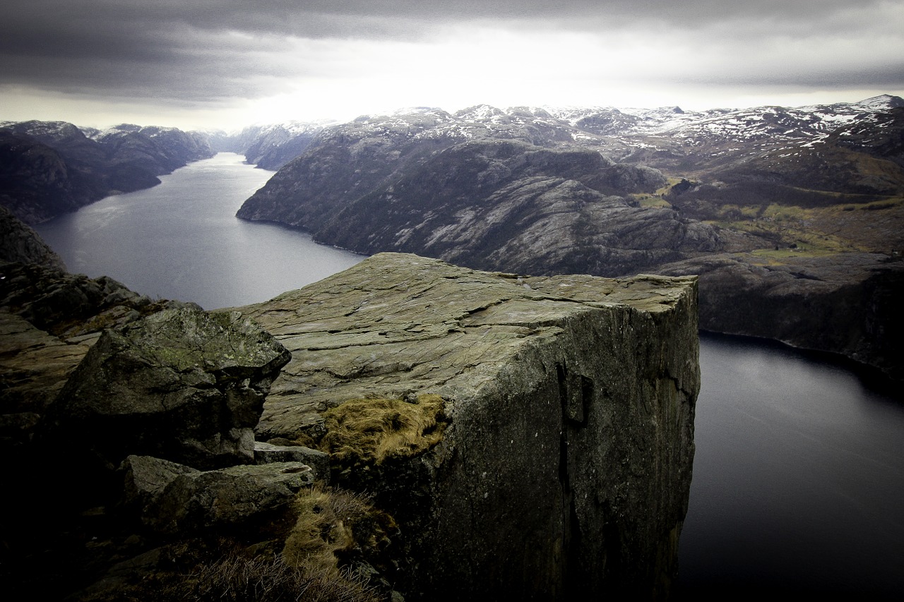 norway fjords preikestolen free photo
