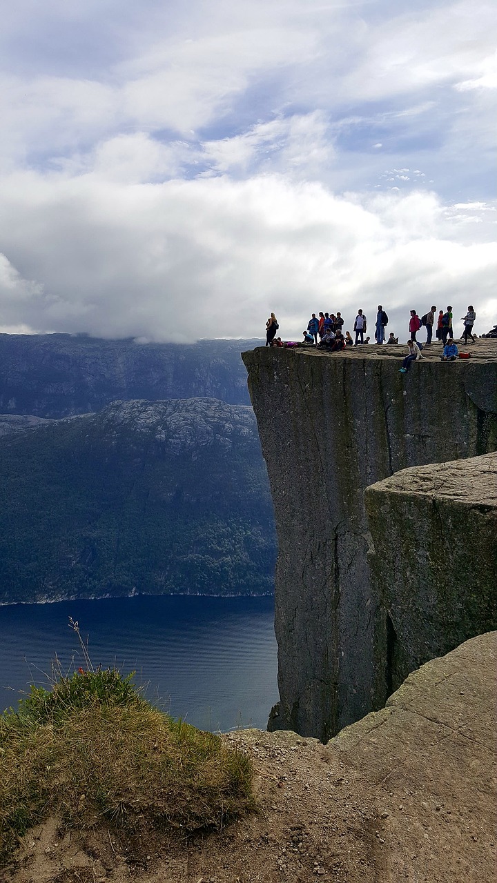 norway cliff preikestolen free photo