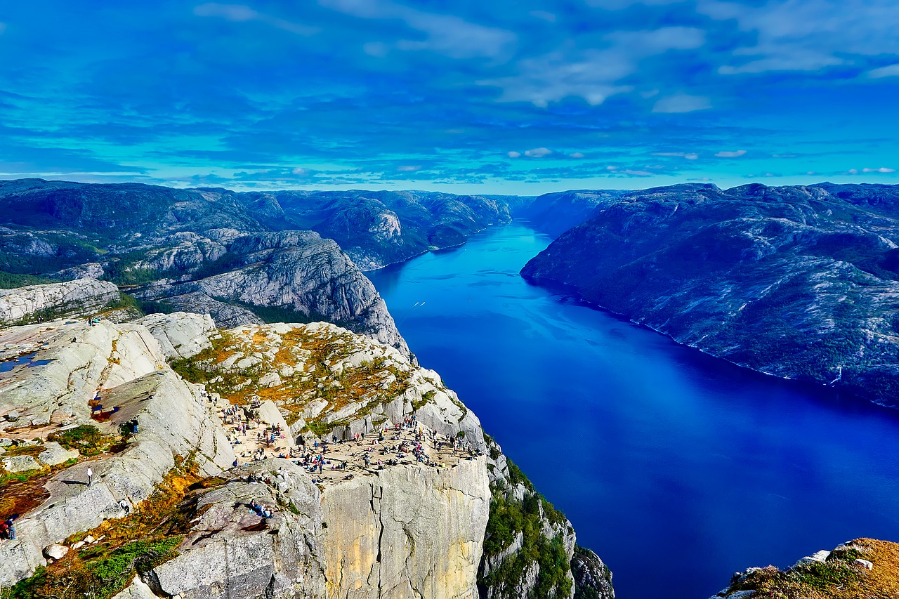 norway fjord river free photo