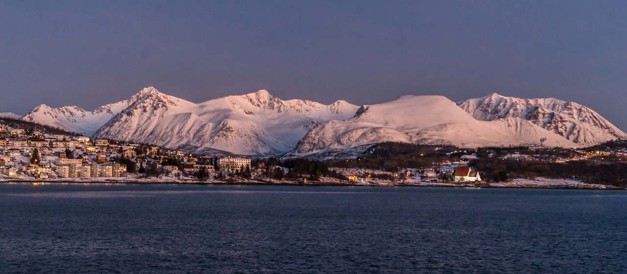 norway coast line water free photo