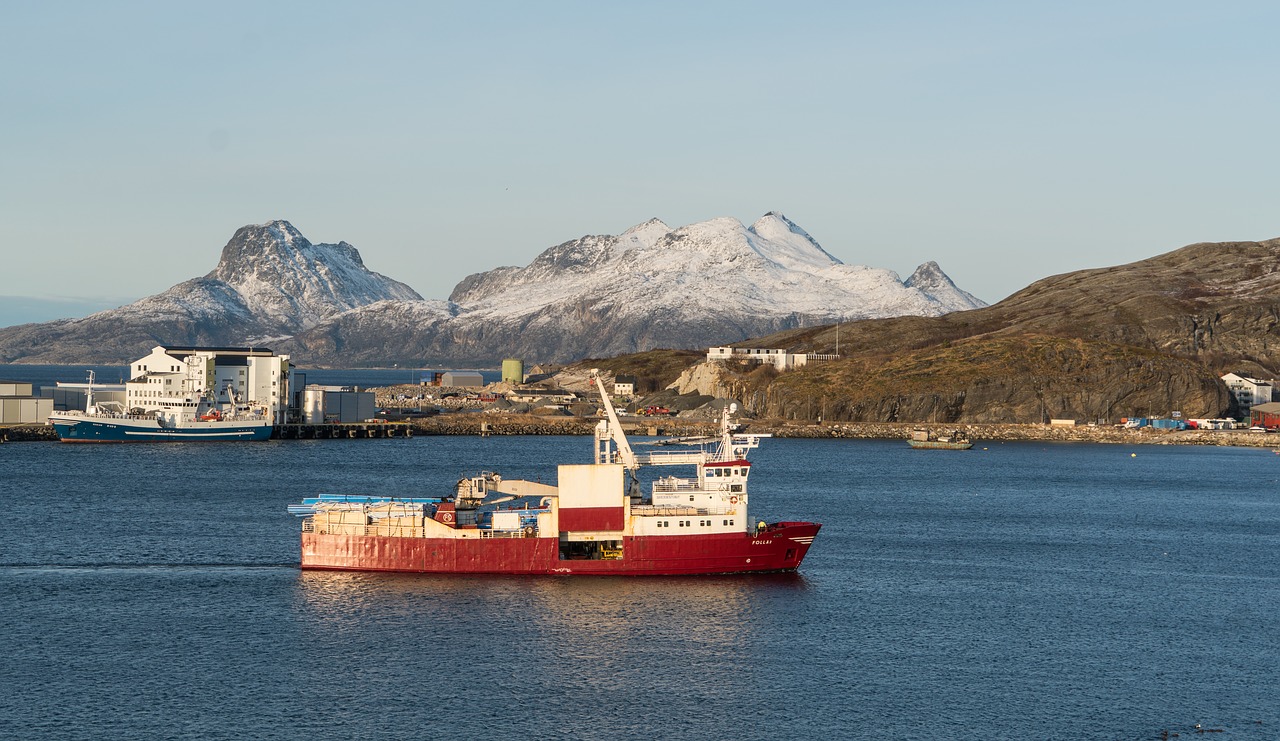 norway coastline ship free photo