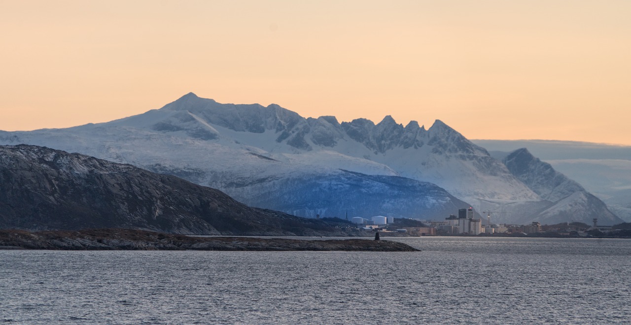 norway coastline sunset free photo