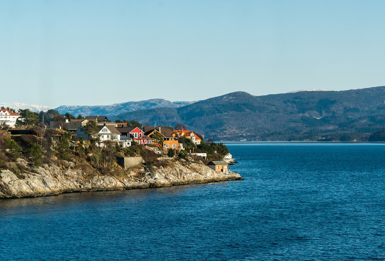 norway coast architecture free photo