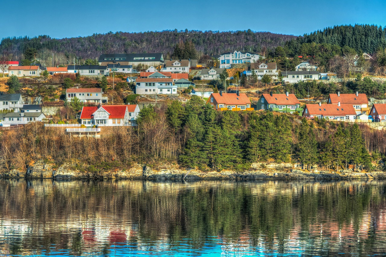 norway coast architecture free photo