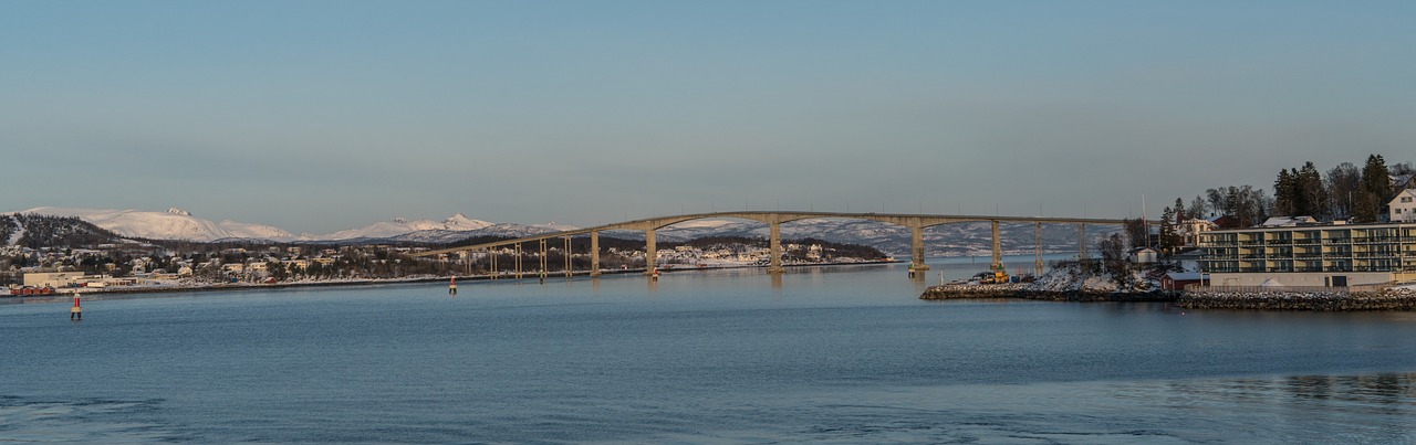 norway tromso bridge free photo