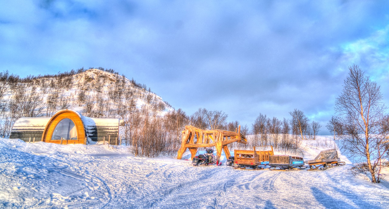 norway kirkenes architecture free photo