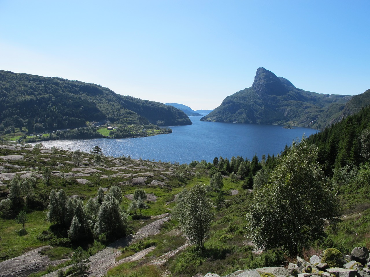 norway dalsfjorden mountain free photo