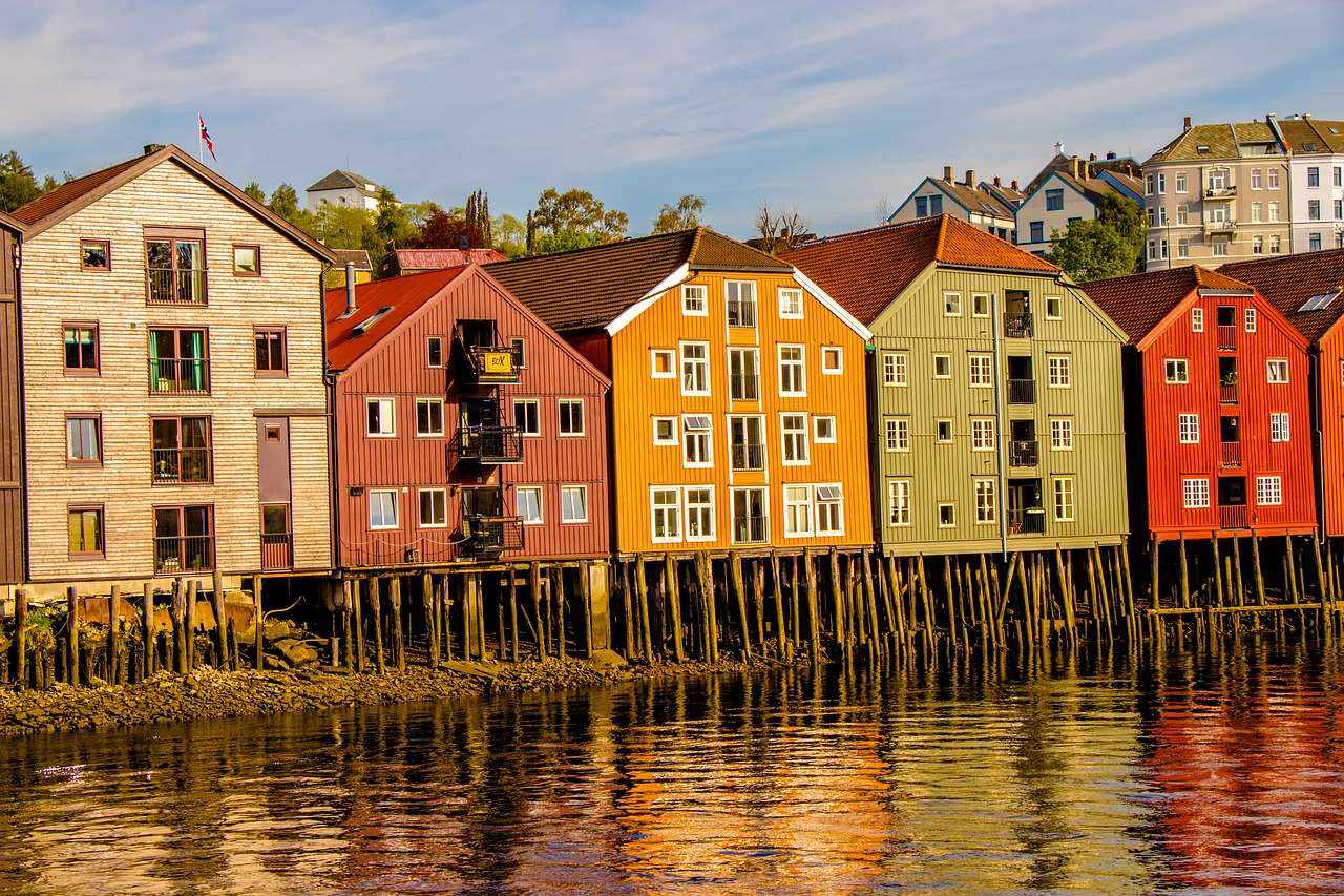 norway lake panorama free photo