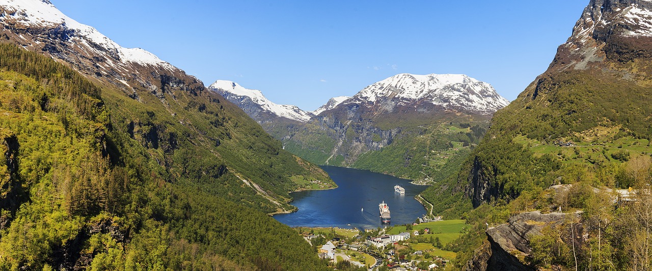 norway geiranger fjord free photo