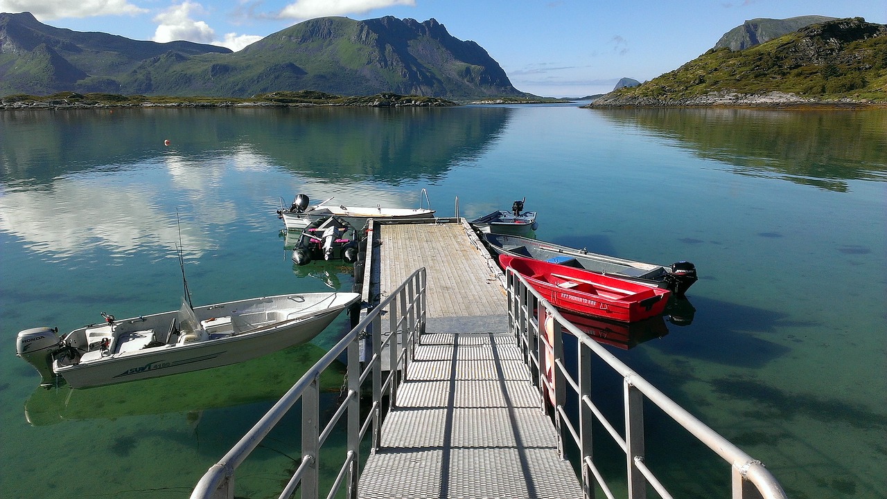 norway lofoten boot free photo